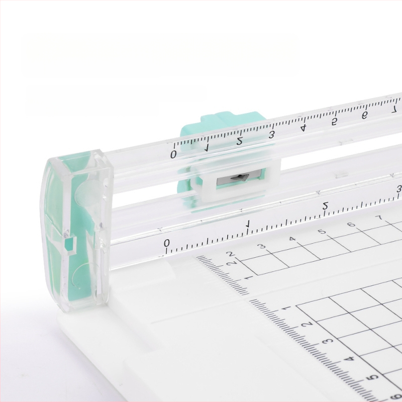 ZEQUAN Tăietor de hârtie glisant cu bază din plastic