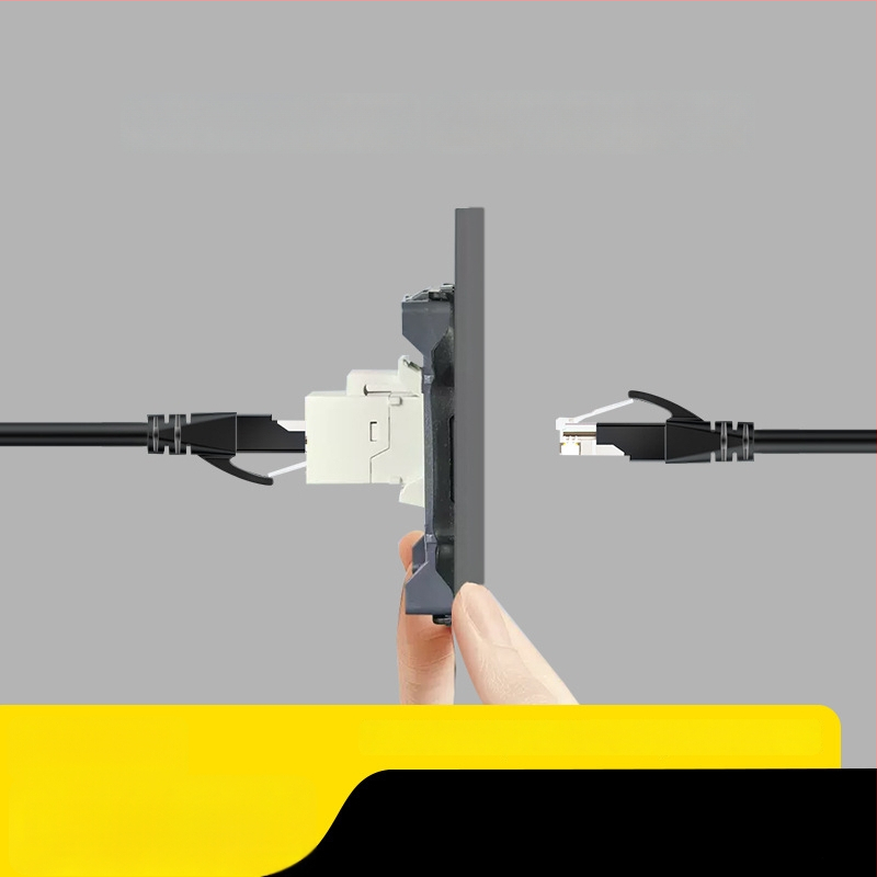 86 tipa Cat6 tīkla kontaktu panelis ar diviem savienotājiem — sienas montāža; standarts: Jaunais nacionālais standarts; zīmols: Jabra