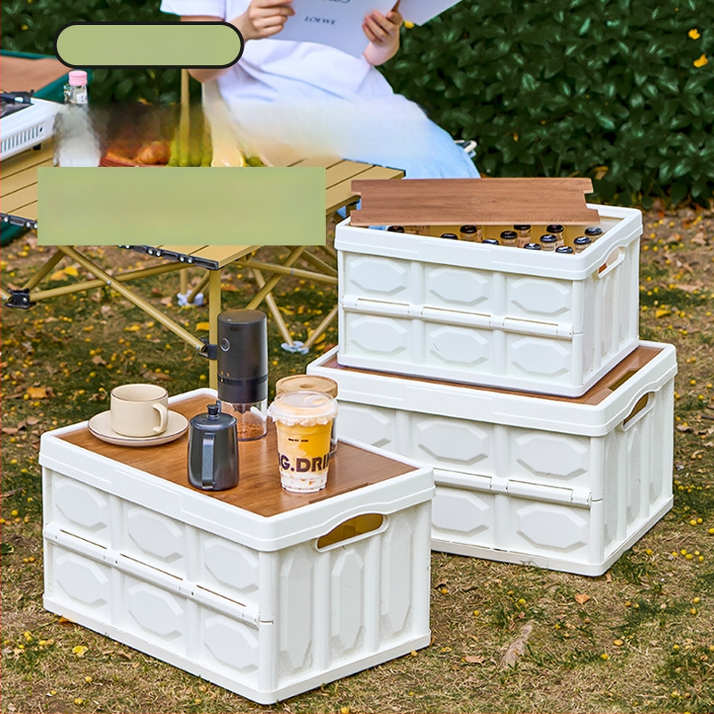 Sklopiva kutija za kampiranje – organizator prtljažnika automobila, PP plastika, kapacitet 20–30 L, sklopiva, prijenosna