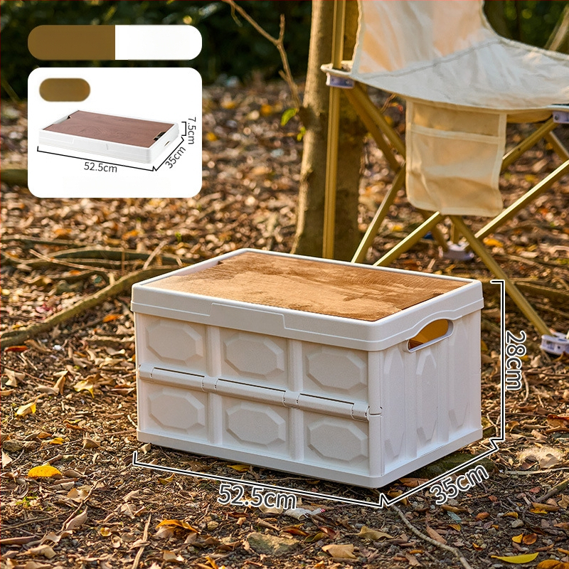 Sklopiva kutija za kampiranje – organizator prtljažnika automobila, PP plastika, kapacitet 20–30 L, sklopiva, prijenosna