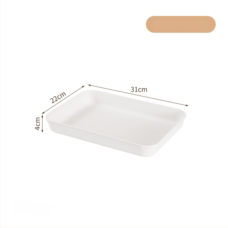 PP kvadratna pladnja – moderni minimalistički stil, nije prikladna za mikrovalnu pećnicu, mogućnost prilagodbe logom