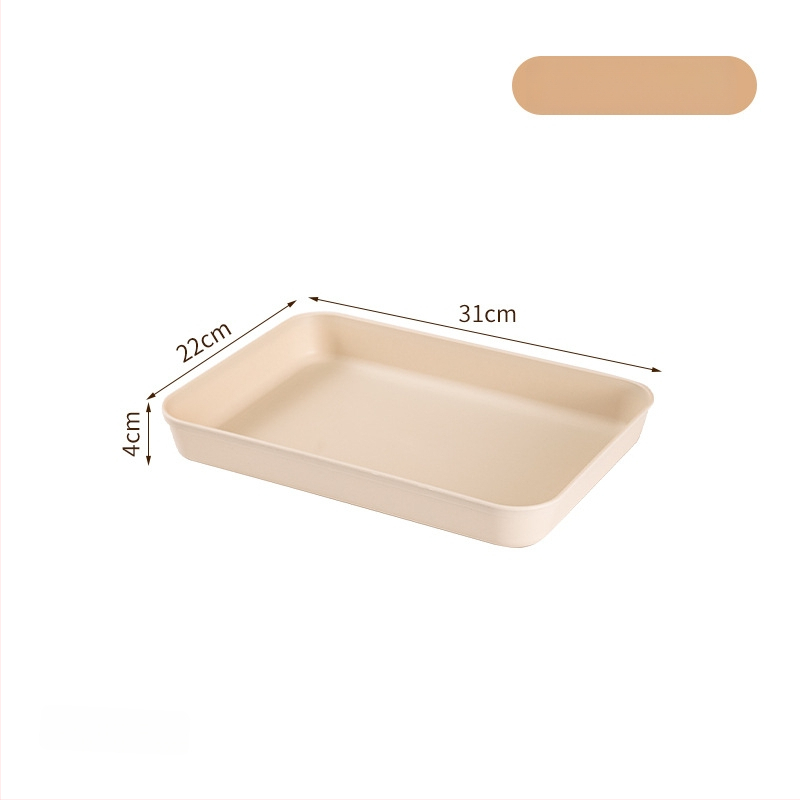 PP kvadratna pladnja – moderni minimalistički stil, nije prikladna za mikrovalnu pećnicu, mogućnost prilagodbe logom