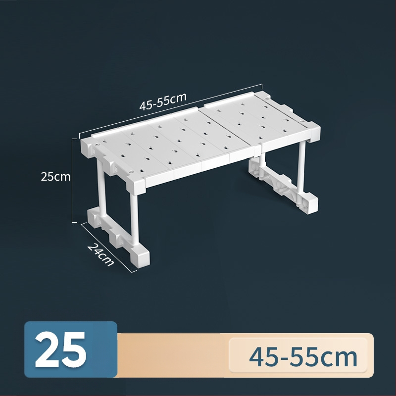 Plastikust garderoobi organiseerija 7 kihiga vaheseintega riiete ja kingade jaoks, laualine paigaldus