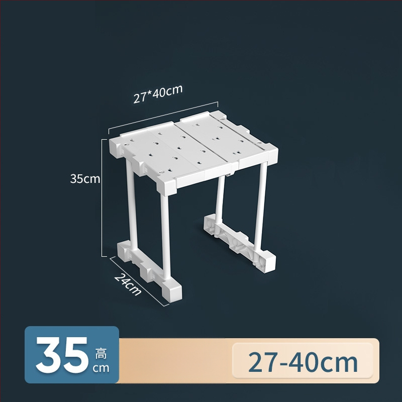 Plastikust garderoobi organiseerija 7 kihiga vaheseintega riiete ja kingade jaoks, laualine paigaldus