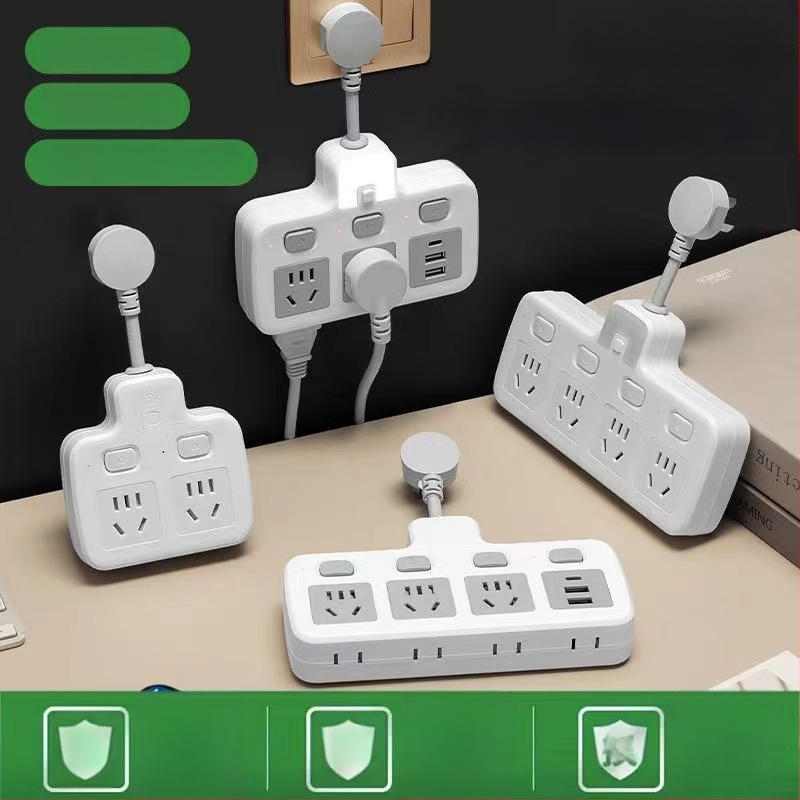 Hongting maitinimo juosta su kabeliu, 10A, 220-250V, 2500W, PVC korpusas, jungtis