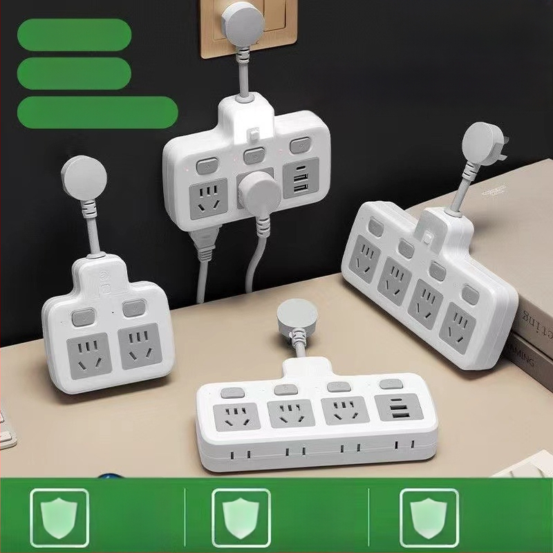 Hongting maitinimo juosta su kabeliu, 10A, 220-250V, 2500W, PVC korpusas, jungtis