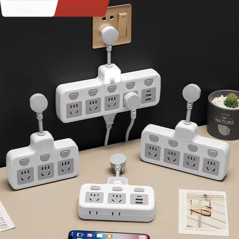 Hongting maitinimo juosta su kabeliu, 10A, 220-250V, 2500W, PVC korpusas, jungtis