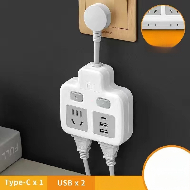 Hongting maitinimo juosta su kabeliu, 10A, 220-250V, 2500W, PVC korpusas, jungtis