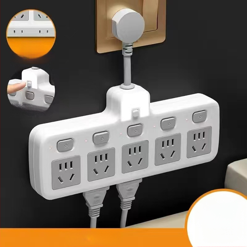 Hongting maitinimo juosta su kabeliu, 10A, 220-250V, 2500W, PVC korpusas, jungtis