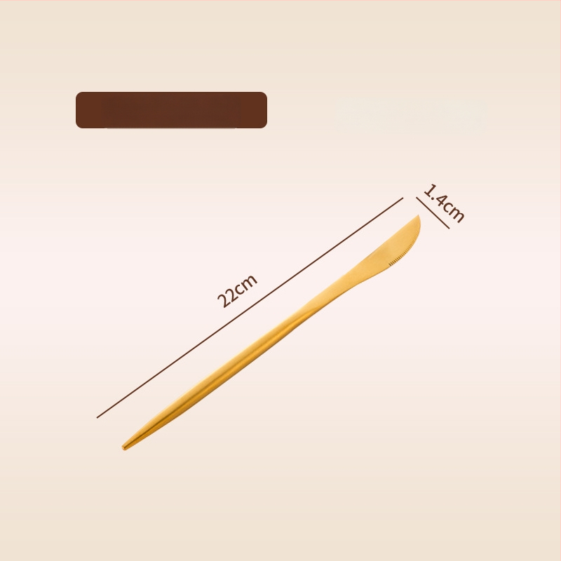 Thread Rabbit Sada nožov, vidličiek a lyžíc z 304 nerezovej ocele — zrkadlové leštenie, jednofarebný dizajn, moderný minimalistický štýl