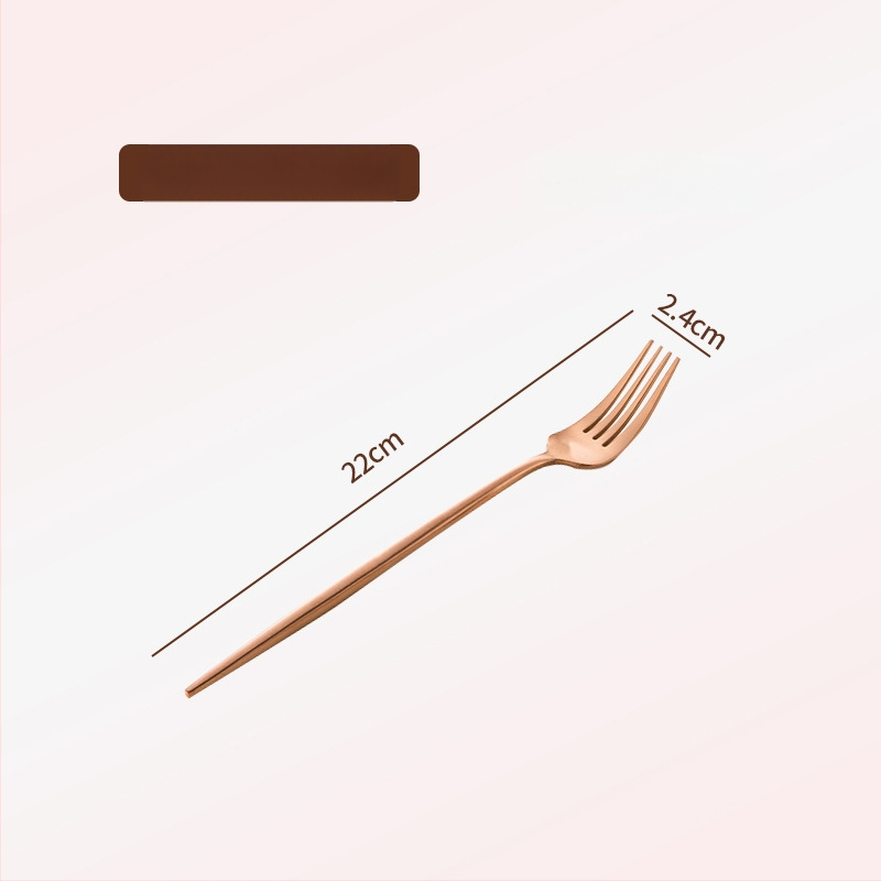 Thread Rabbit Sada nožov, vidličiek a lyžíc z 304 nerezovej ocele — zrkadlové leštenie, jednofarebný dizajn, moderný minimalistický štýl