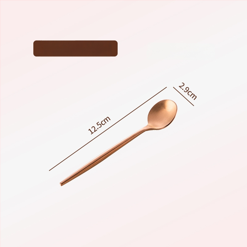 Thread Rabbit Sada nožov, vidličiek a lyžíc z 304 nerezovej ocele — zrkadlové leštenie, jednofarebný dizajn, moderný minimalistický štýl