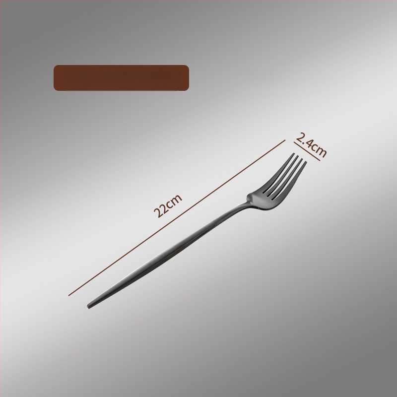 Thread Rabbit Sada nožov, vidličiek a lyžíc z 304 nerezovej ocele — zrkadlové leštenie, jednofarebný dizajn, moderný minimalistický štýl