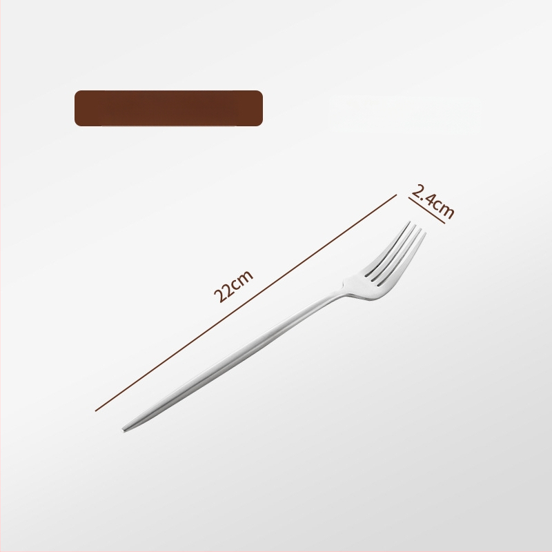 Thread Rabbit Sada nožov, vidličiek a lyžíc z 304 nerezovej ocele — zrkadlové leštenie, jednofarebný dizajn, moderný minimalistický štýl