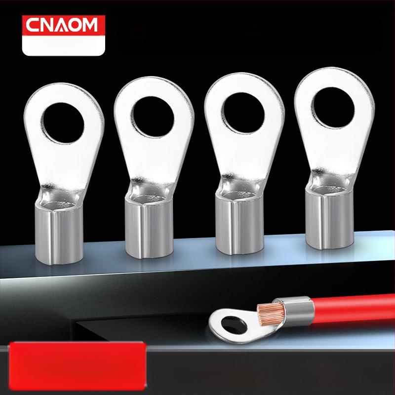 OT4-5 krimptterminālis apaļa kailā galva, O tips, atvērts deguns