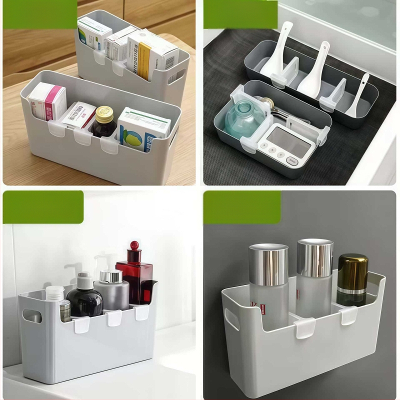 Külmiku eraldusplaat, klipsistiiliga võrg-organisaator, plastmassist, lihtne moodsus, 1 kiht