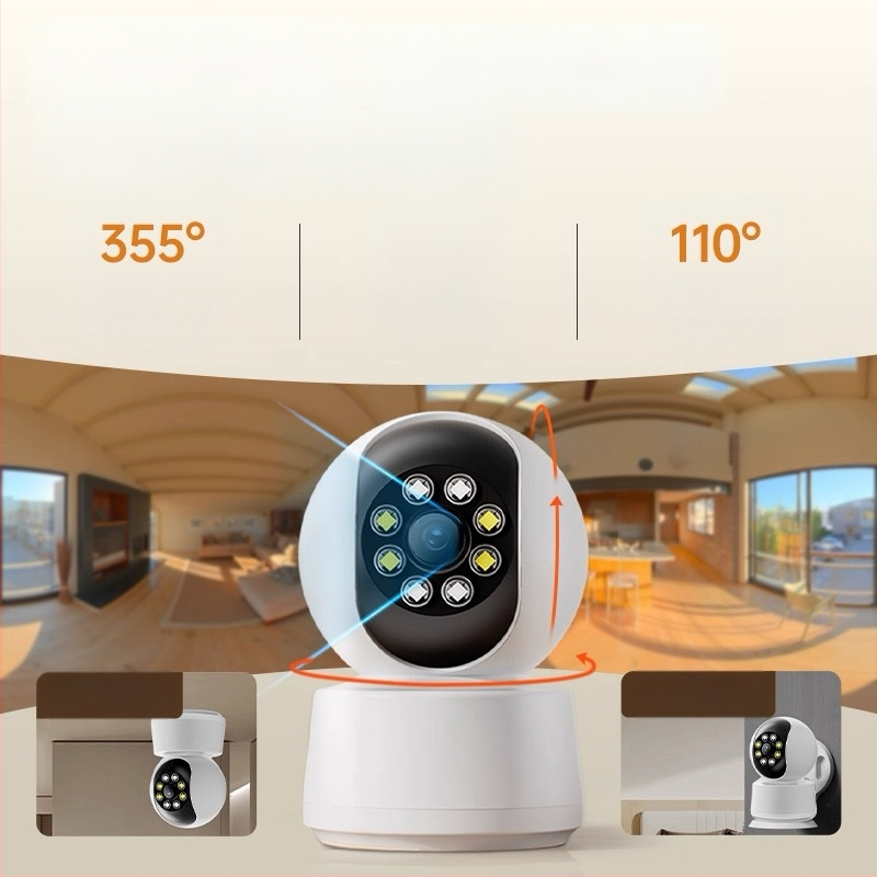 Gudra bezvadu kamera 1080p, 4G bez datiem, Nakts redzamība, Vadība ar mobilo lietotni, Iekštelpu izmantošana