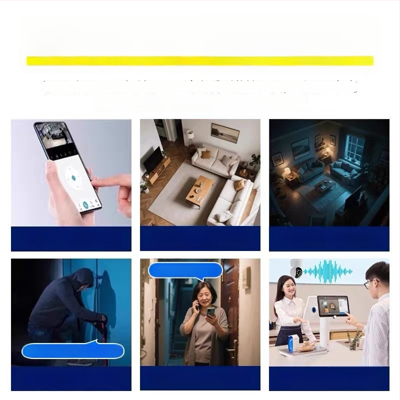 Gudra bezvadu kamera 1080p, 4G bez datiem, Nakts redzamība, Vadība ar mobilo lietotni, Iekštelpu izmantošana