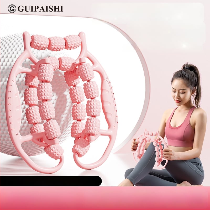 Guipaishi masáž na nohy s ABS valčekom a kruhovým klipom pre zoštíhlenie stehien a uvoľnenie svalov nôh — Joga doplnky