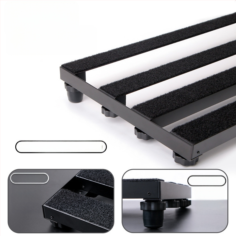 Efektpedāļu plāksne – M-VAVE, cinka sakausējums, modelis: Effect Pedal Board, pārnēsājams pedāļu statīvs gitārām