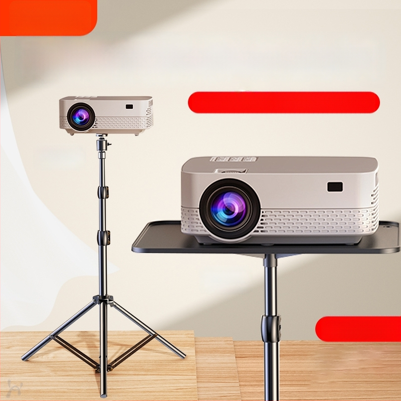 Projektoriaus laikiklis su teleskopiniu trijų kojų stovu – aliuminio lydinys, universalus stalinis/podėlio laikiklis