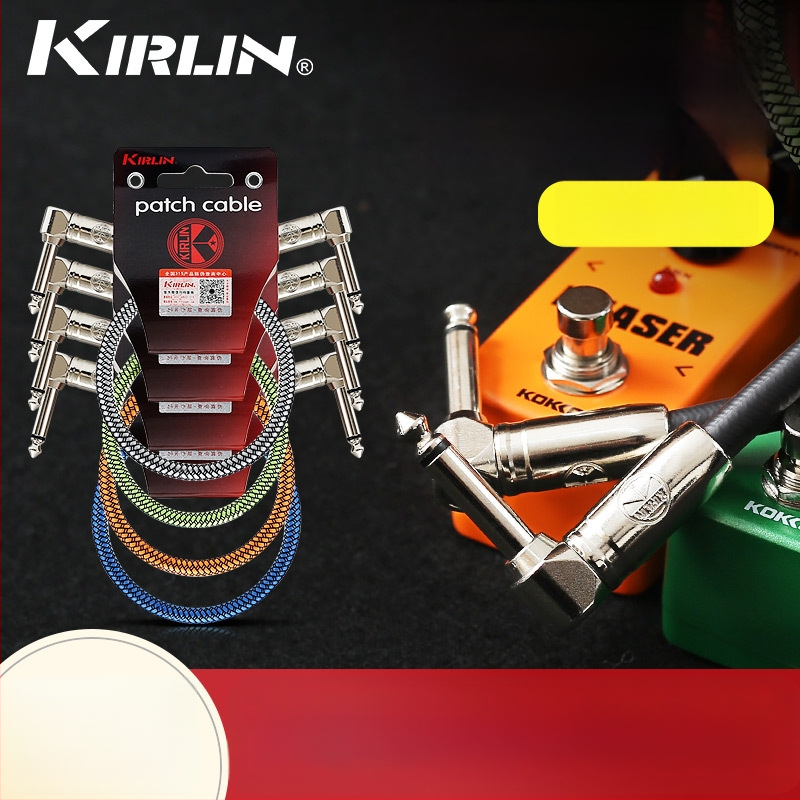 KIRLIN Gitāras kabelis, modelis IWCC-203PN-0.3M, mūzikas instrumentiem, spēcīga trokšņa samazināšana