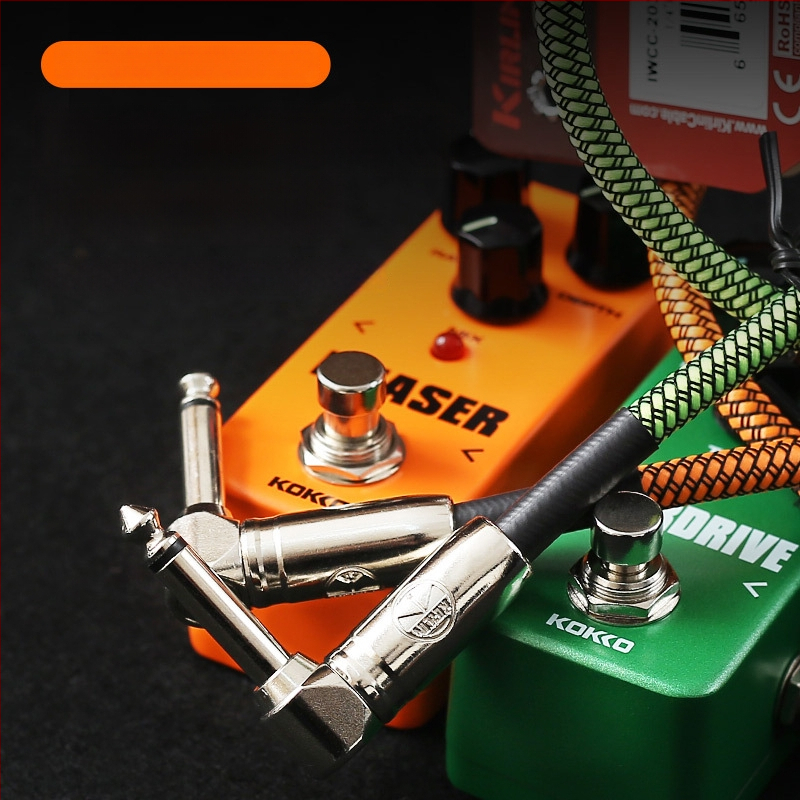 KIRLIN Gitāras kabelis, modelis IWCC-203PN-0.3M, mūzikas instrumentiem, spēcīga trokšņa samazināšana