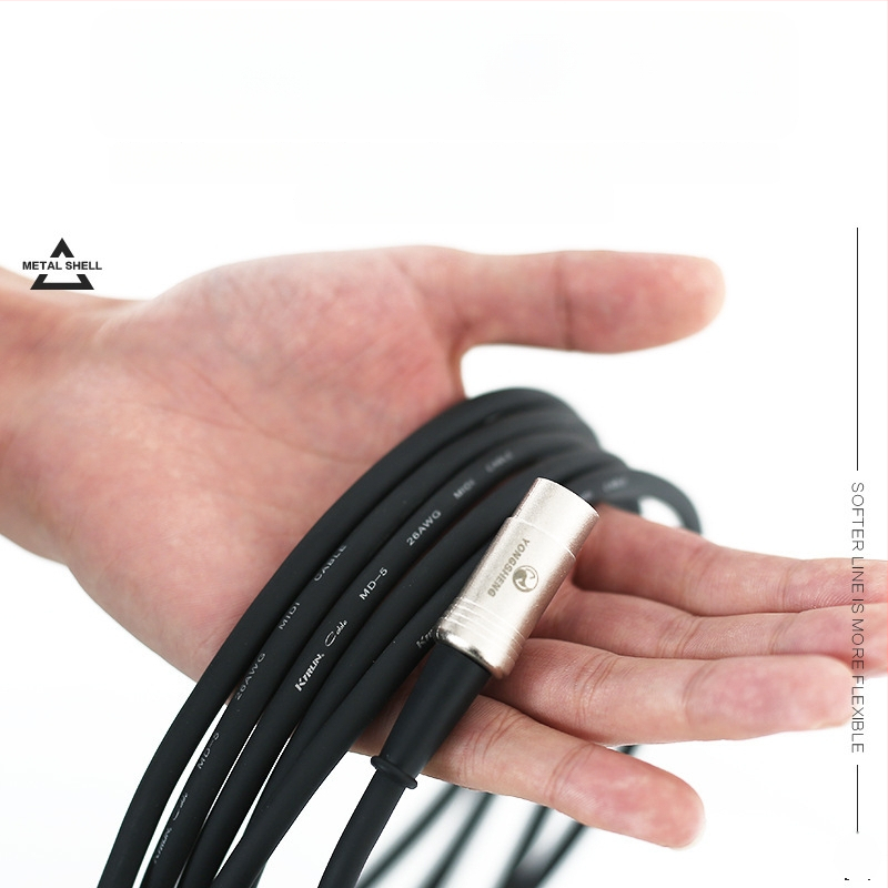 KIRLIN Mūzikas instrumenta kabelis MP-481PR/MP-482PR Gitārām un Mikrofona savienojumiem