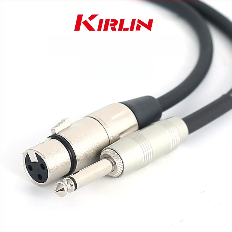 KIRLIN Mūzikas instrumenta kabelis MP-481PR/MP-482PR Gitārām un Mikrofona savienojumiem