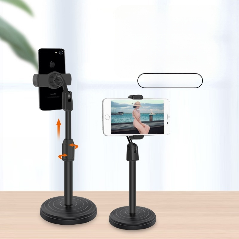 Stalo telefono laikiklis su planšetiniu palaikymu, Bluetooth Selfie, teleskopinė reguliacija, plastikas — Fan Ling
