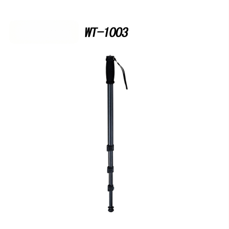 Weifeng Monopod W1003 – Alumiiniumsegu – 4 sektsiooni – Maksimaalne koormus 3 kg – Kaal 500 g