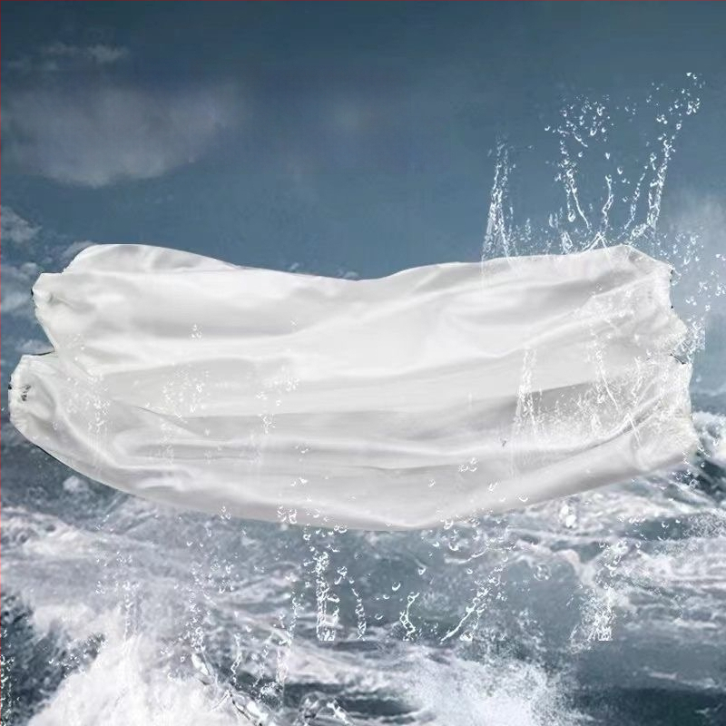 Vienkartiniai skaidrūs PE rankovių gaubtai, dulkių atsparūs, vandeniui atsparūs ir alyvoms atsparūs, virtuvės reikmėms