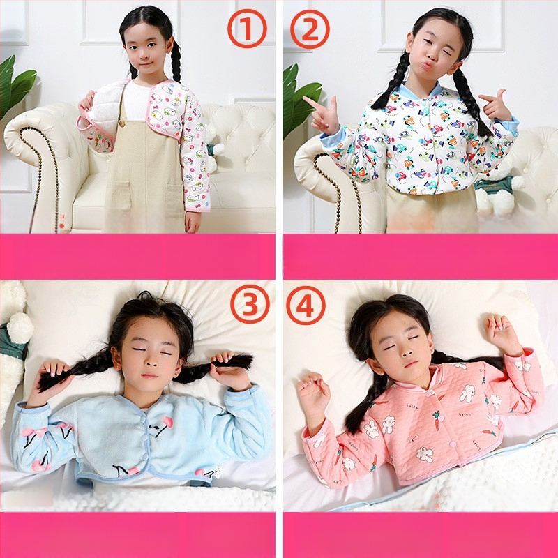 Protecție pentru umeri din bumbac, vestă călduroasă îngroșată pentru nou-născuți, toamnă-iarnă