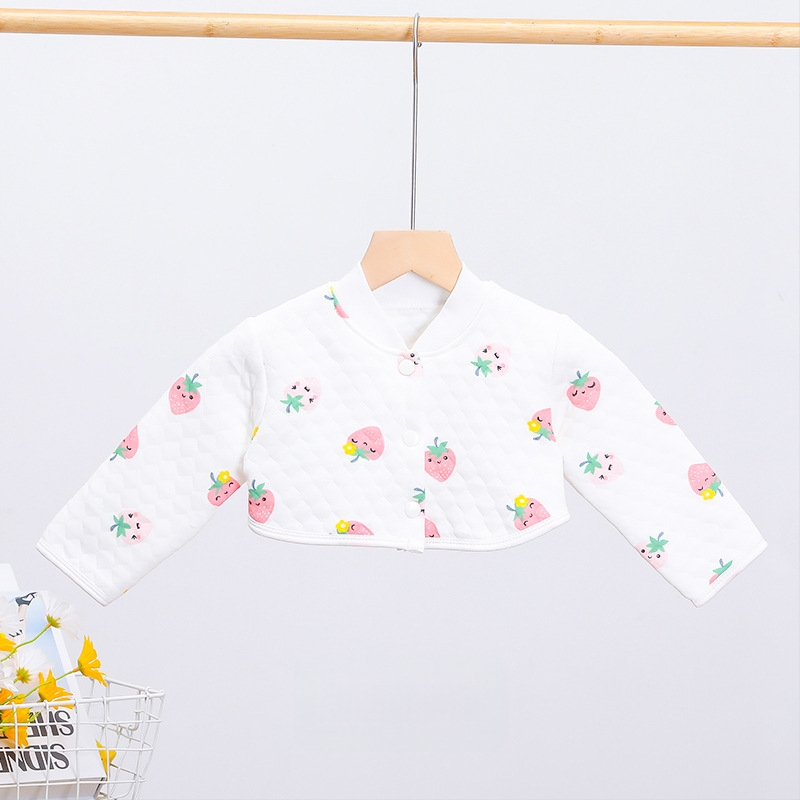 Protecție pentru umeri din bumbac, vestă călduroasă îngroșată pentru nou-născuți, toamnă-iarnă