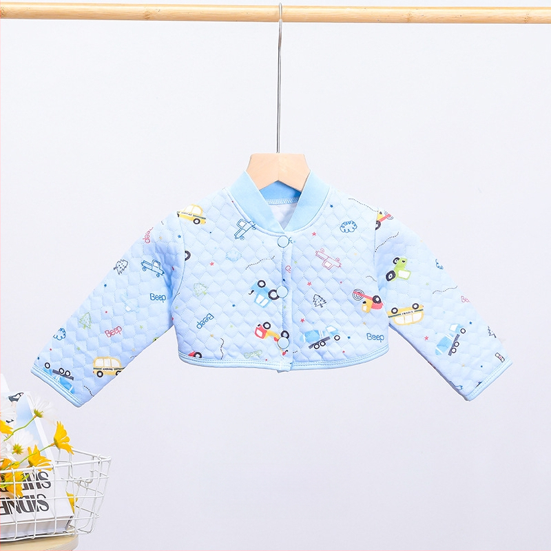 Protecție pentru umeri din bumbac, vestă călduroasă îngroșată pentru nou-născuți, toamnă-iarnă