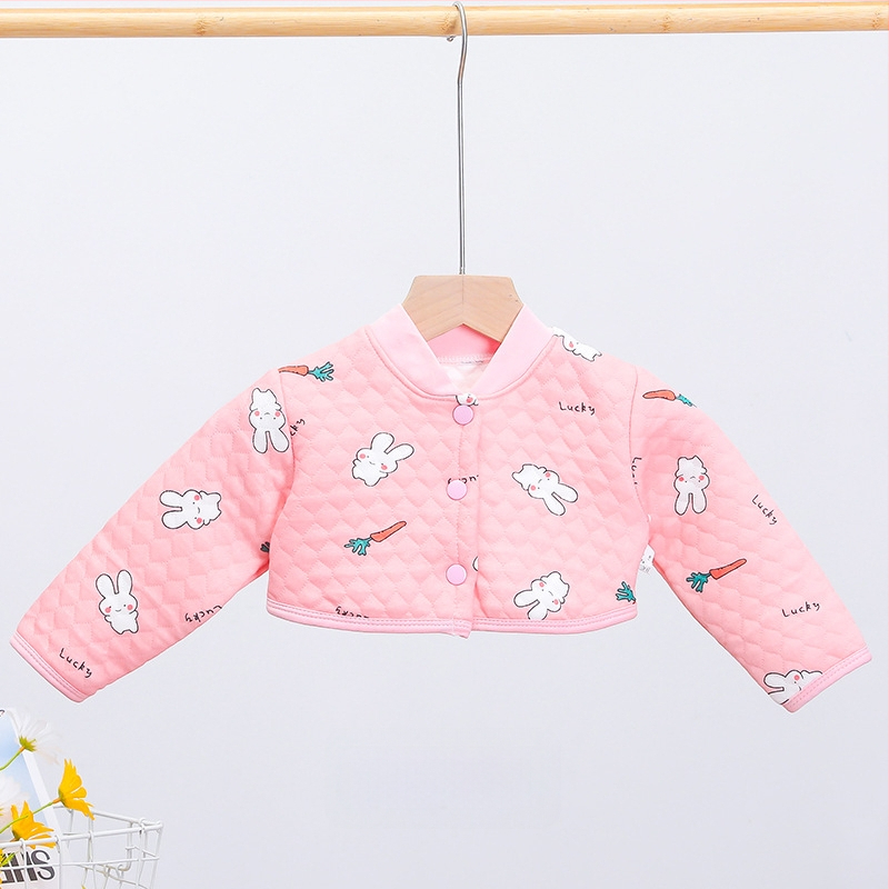 Protecție pentru umeri din bumbac, vestă călduroasă îngroșată pentru nou-născuți, toamnă-iarnă