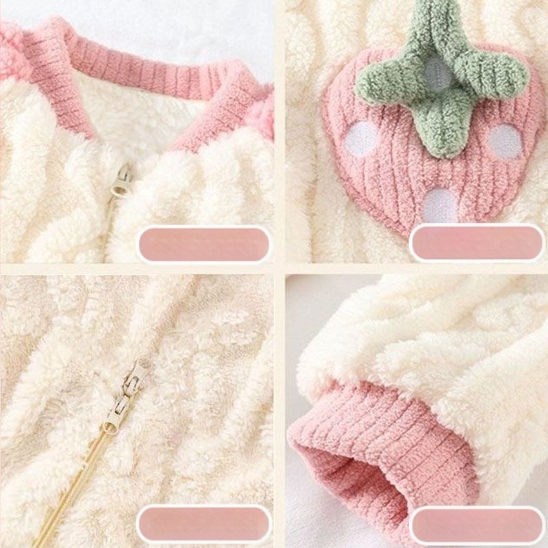 Tüdrukutele talvine magamiskott - karikatuuristiilis, korduroy kangas, jänesekarva sisu 90–95%, Turvalisuse klass A