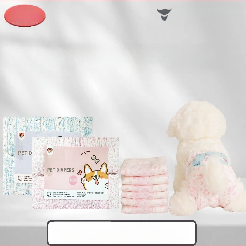 Milado Suņu autiņi vīriešiem un sievietēm — higiēnas šorti dzīvniekiem, netkanā auduma materiāls, 50 gab.