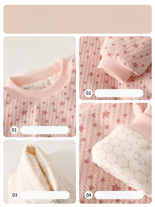 Laste paks jacquard džemper, unisex, 3–8 aastat, pikkade varrukatega