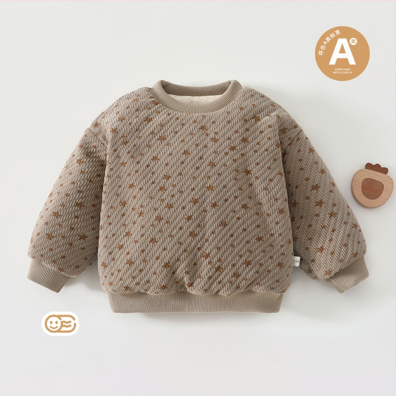 Laste paks jacquard džemper, unisex, 3–8 aastat, pikkade varrukatega