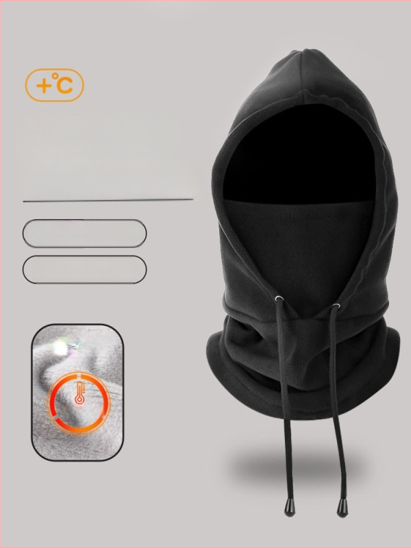 Extreme lovagló balaclava, poliészter, uniszex, téli teljes arcmaszk, testre szabható