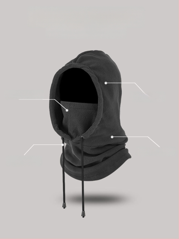 Extreme lovagló balaclava, poliészter, uniszex, téli teljes arcmaszk, testre szabható
