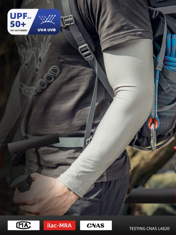 Neilon UV käsivarre mansetid, vaba lõige, jää-silk kangas, 81–95% neilonisisaldus, 2023 kevad