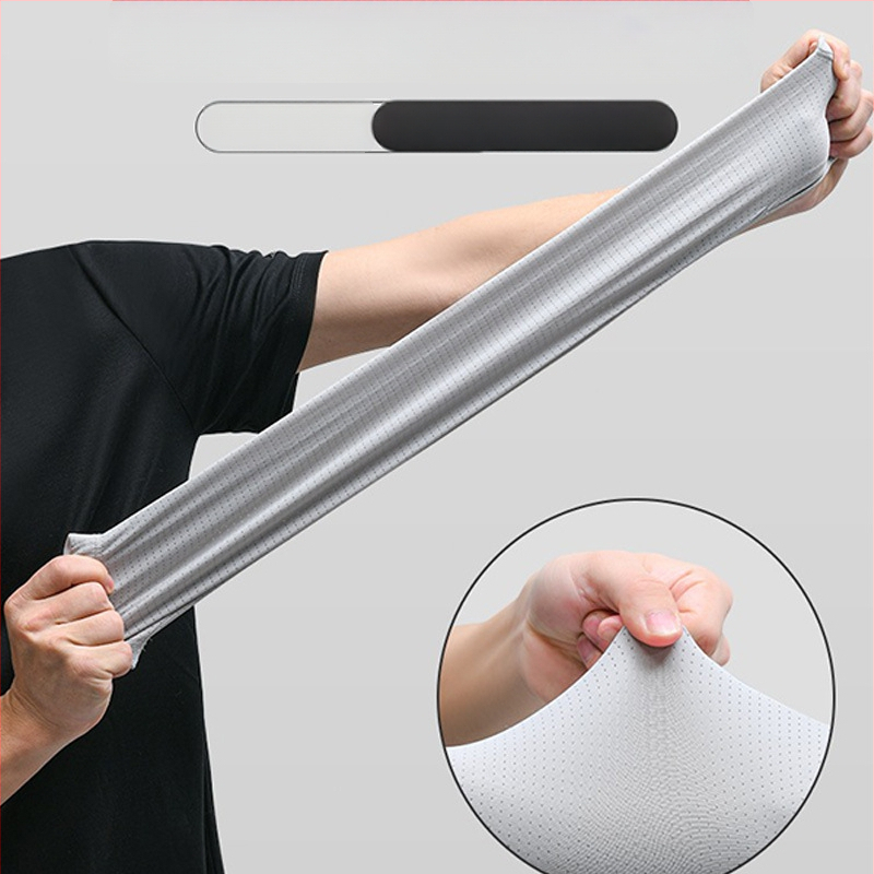 Neilon UV käsivarre mansetid, vaba lõige, jää-silk kangas, 81–95% neilonisisaldus, 2023 kevad