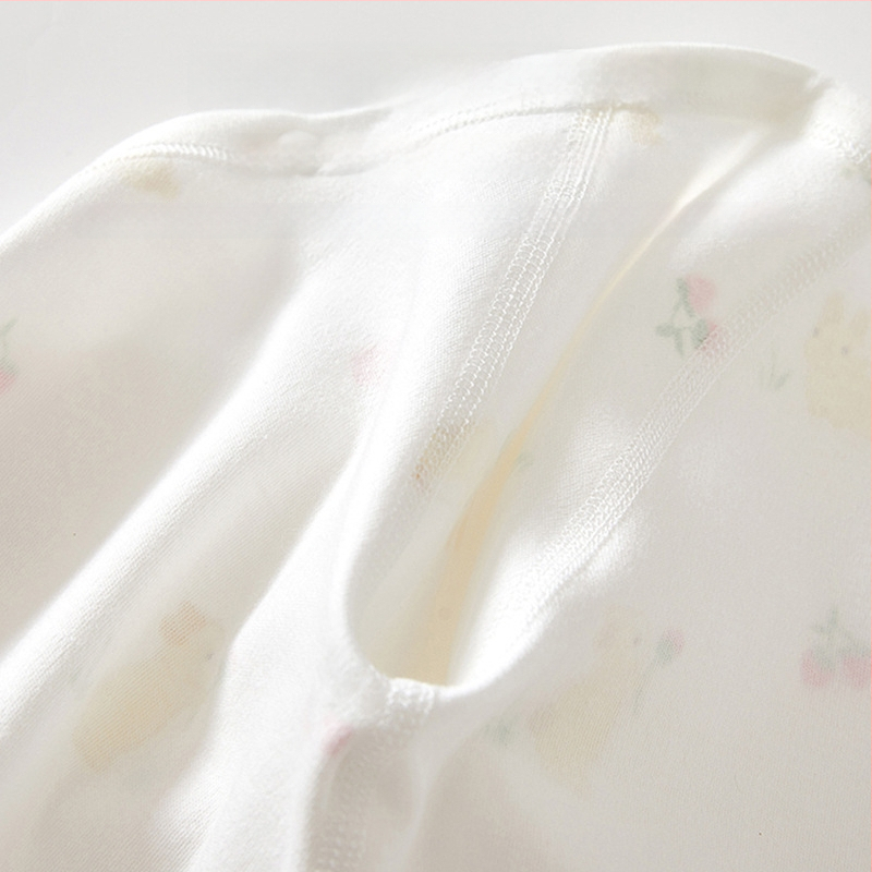 Naujagimių medvilnės topas monastinio stiliaus, pavasaris–rudenis, apvali kaklo iškirptė, be gobtuvo