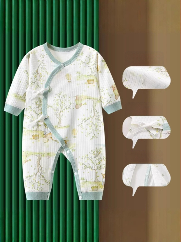 Beebi kinkekarp puuvillast: pikkade varrukatega riided ja tarvikud, lapse vanus 0–12 kuud, sügis 2025