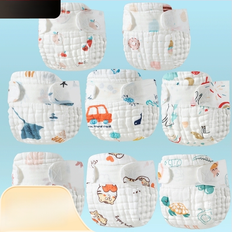 Plaunama kūdikio sauskelnė iš 100% medvilnės - Acridine, 0–6 mėnesiai, 3 kg