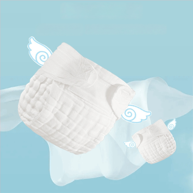 Plaunama kūdikio sauskelnė iš 100% medvilnės - Acridine, 0–6 mėnesiai, 3 kg