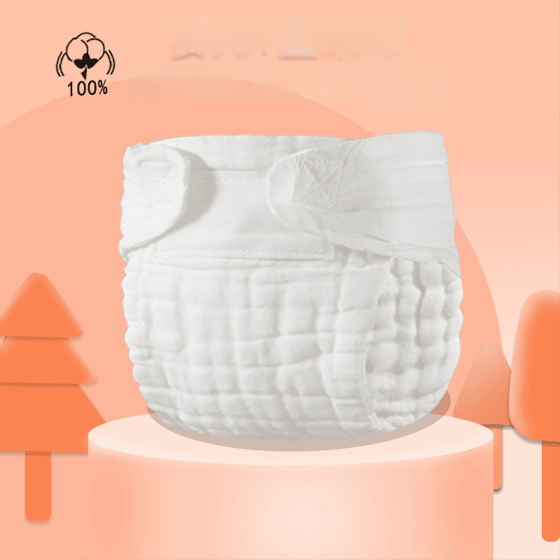 Plaunama kūdikio sauskelnė iš 100% medvilnės - Acridine, 0–6 mėnesiai, 3 kg