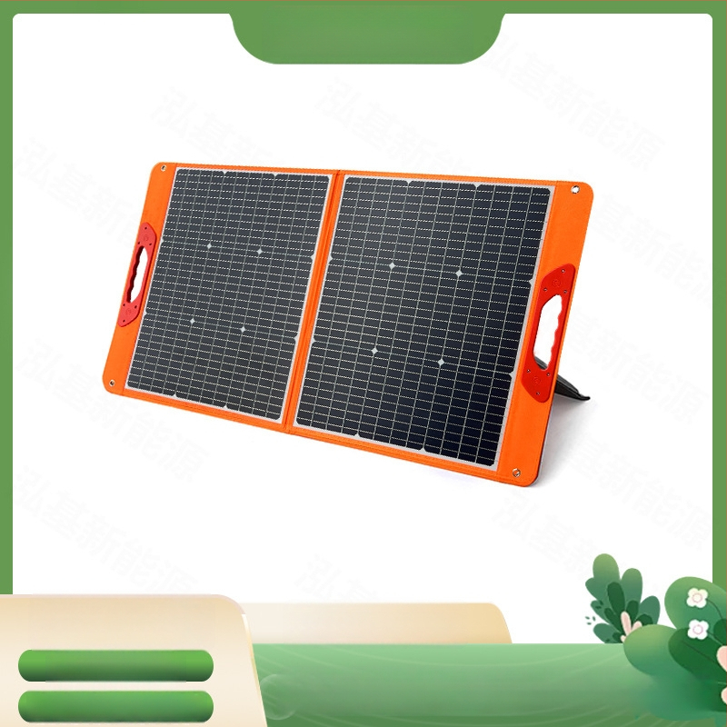 Salokāms saules uzlādes panelis, 100W, 18V, ārā kempingam un enerģijas uzglabāšanai